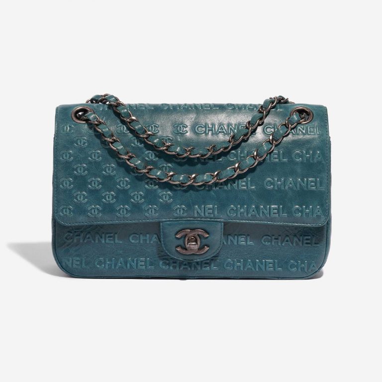 Pre-owned Chanel bag Timeless Small Calf Blue Blue Front | Sell your designer bag on Saclab.com