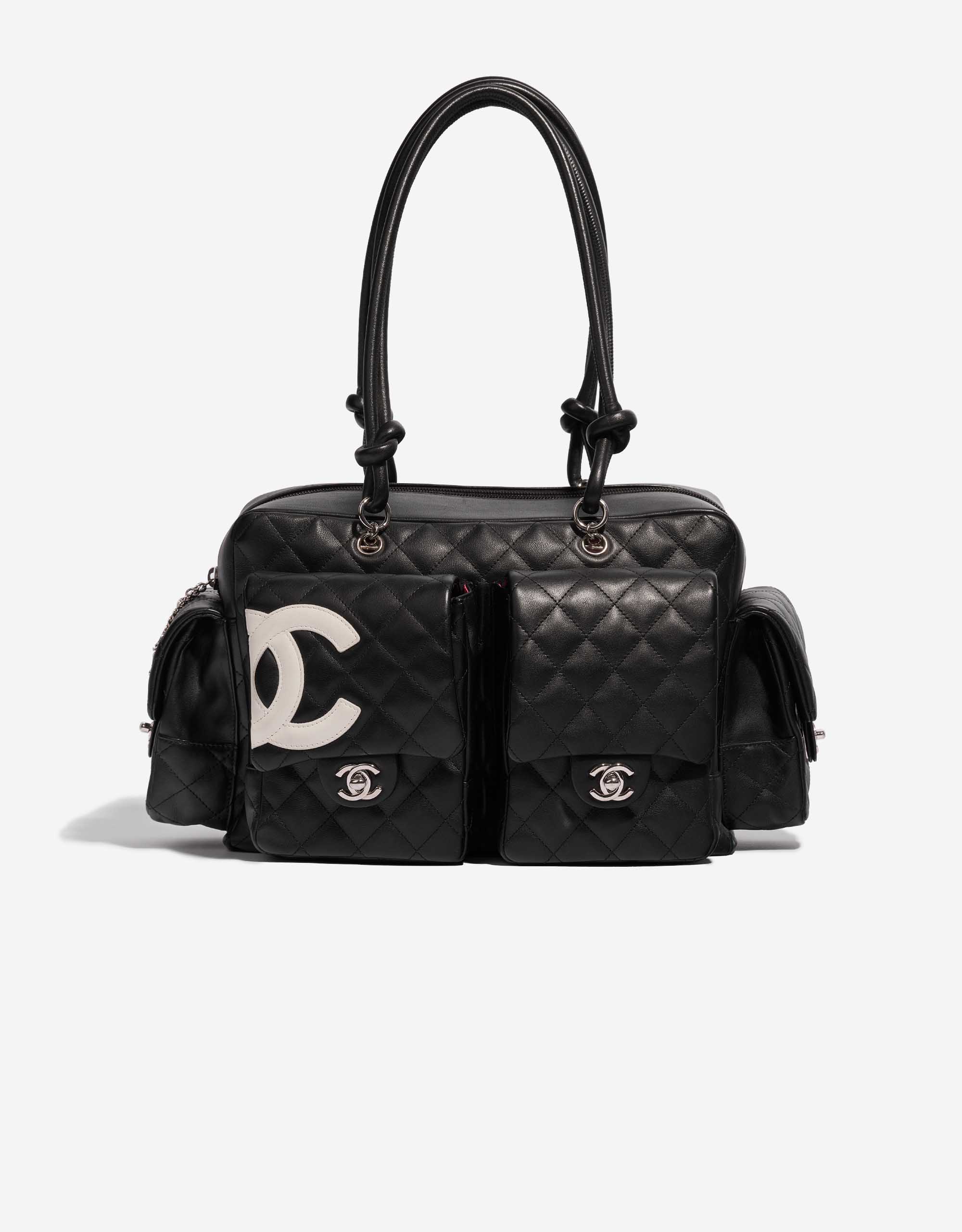 Chanel Cambon Reporter Large Calf Black | SACLÀB
