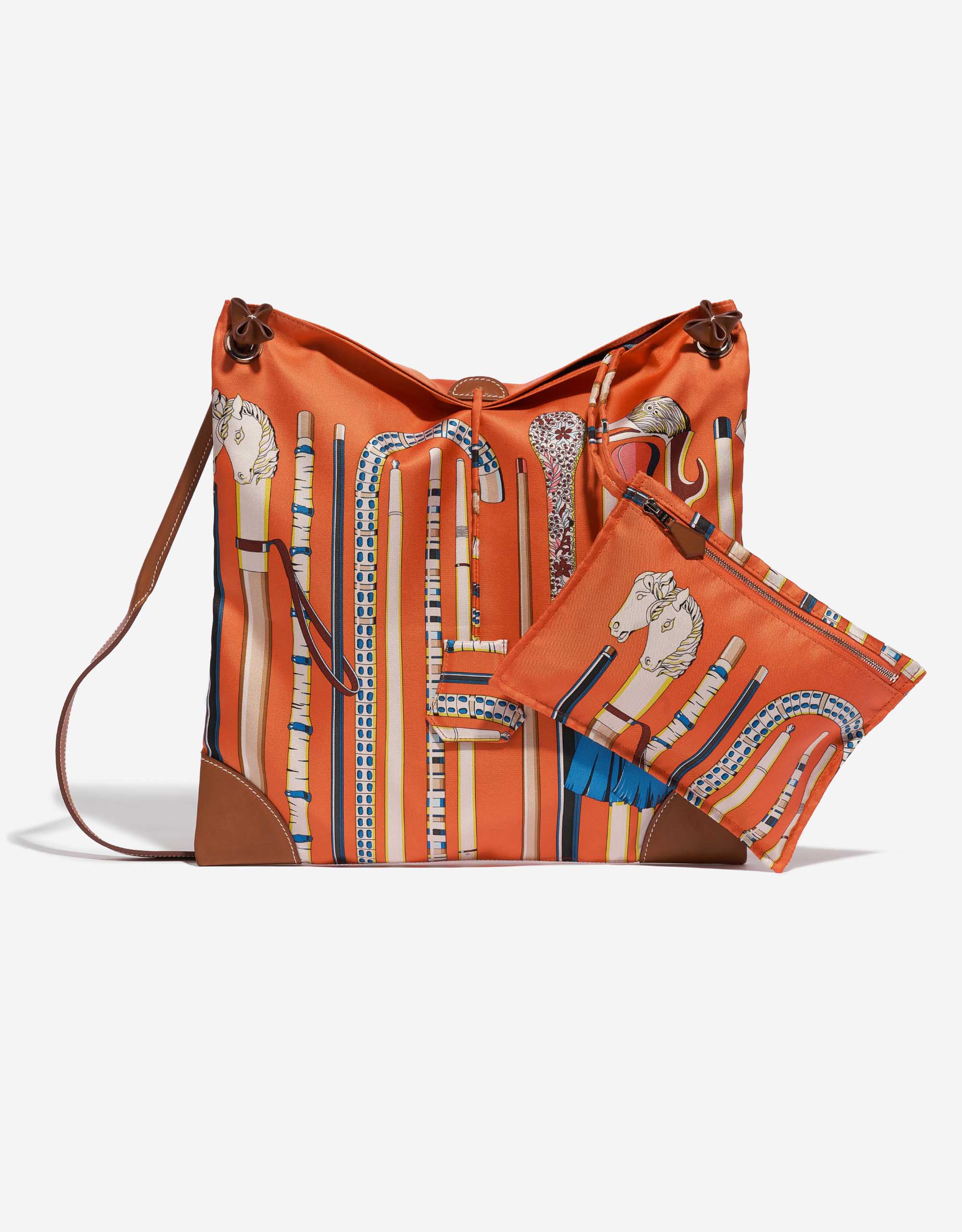 【遊び心抜群♪】HERMES Silkcity 33 ショルダーバッグ Hermès Silky City 33 Silk / Barenia Multicolour | SACLÀB