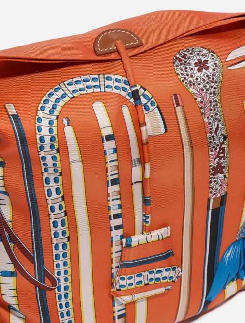 Pre-owned Hermès bag Silky City 33 Silk / Barenia Multicolour Multicolour Closing System | Sell your designer bag on Saclab.com