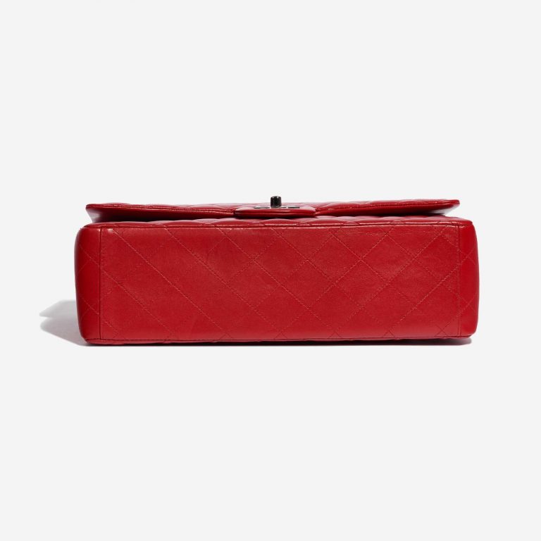Pre-owned Chanel bag Timeless Maxi Lamb Red Red Bottom | Sell your designer bag on Saclab.com