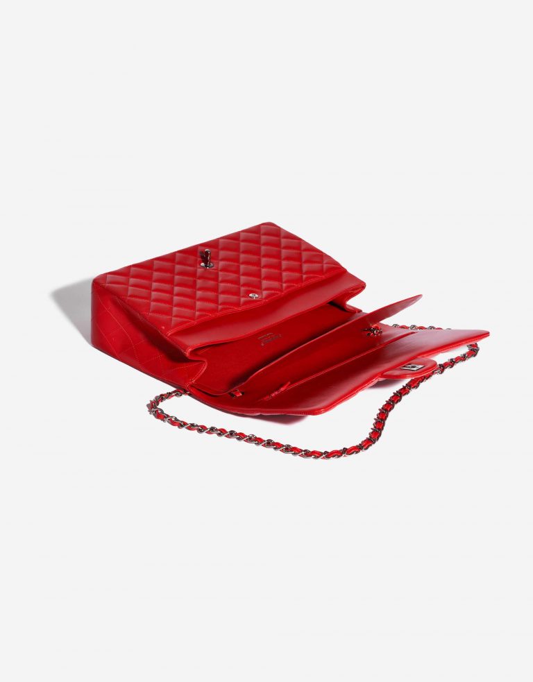 Pre-owned Chanel bag Timeless Maxi Lamb Red Red Inside | Sell your designer bag on Saclab.com