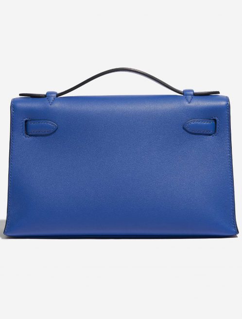Pre-owned Hermès bag Kelly Pochette Swift Blue de France Blue Back | Sell your designer bag on Saclab.com