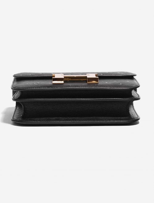 Pre-owned Hermès bag Constance 18 Ostrich Black Black Bottom | Sell your designer bag on Saclab.com