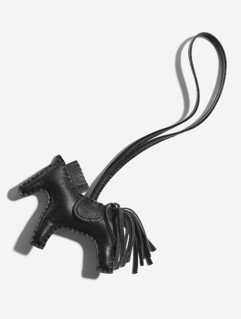 Pre-owned Hermès bag Rodeo PM Milo Lamb SO Black Black Front | Sell your designer bag on Saclab.com