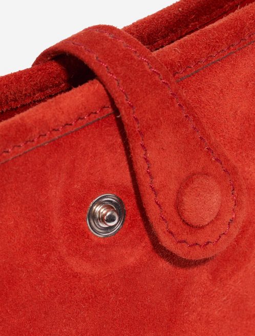 Pre-owned Hermès bag Evelyne 16 Doblis Suede Orange H Orange Closing System | Sell your designer bag on Saclab.com