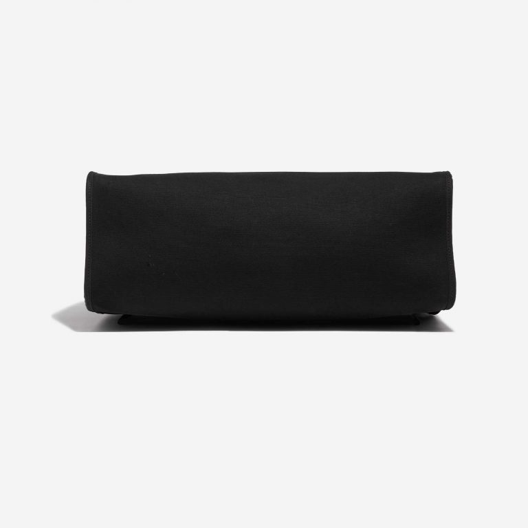 Pre-owned Hermès bag Herbag 39 Toile / Vache Hunter Black / Chocolate Black, Brown Bottom | Sell your designer bag on Saclab.com