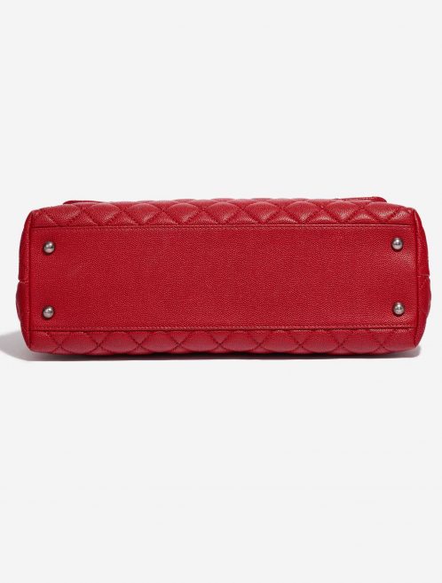 Pre-owned Chanel bag Timeless Handle Large Caviar Red Red Bottom | Sell your designer bag on Saclab.com