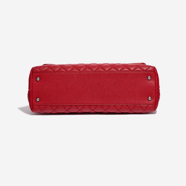 Pre-owned Chanel bag Timeless Handle Large Caviar Red Red Bottom | Sell your designer bag on Saclab.com