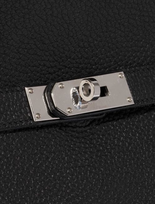 Pre-owned Hermès bag Jypsière 34 Clemence Black Black Closing System | Sell your designer bag on Saclab.com