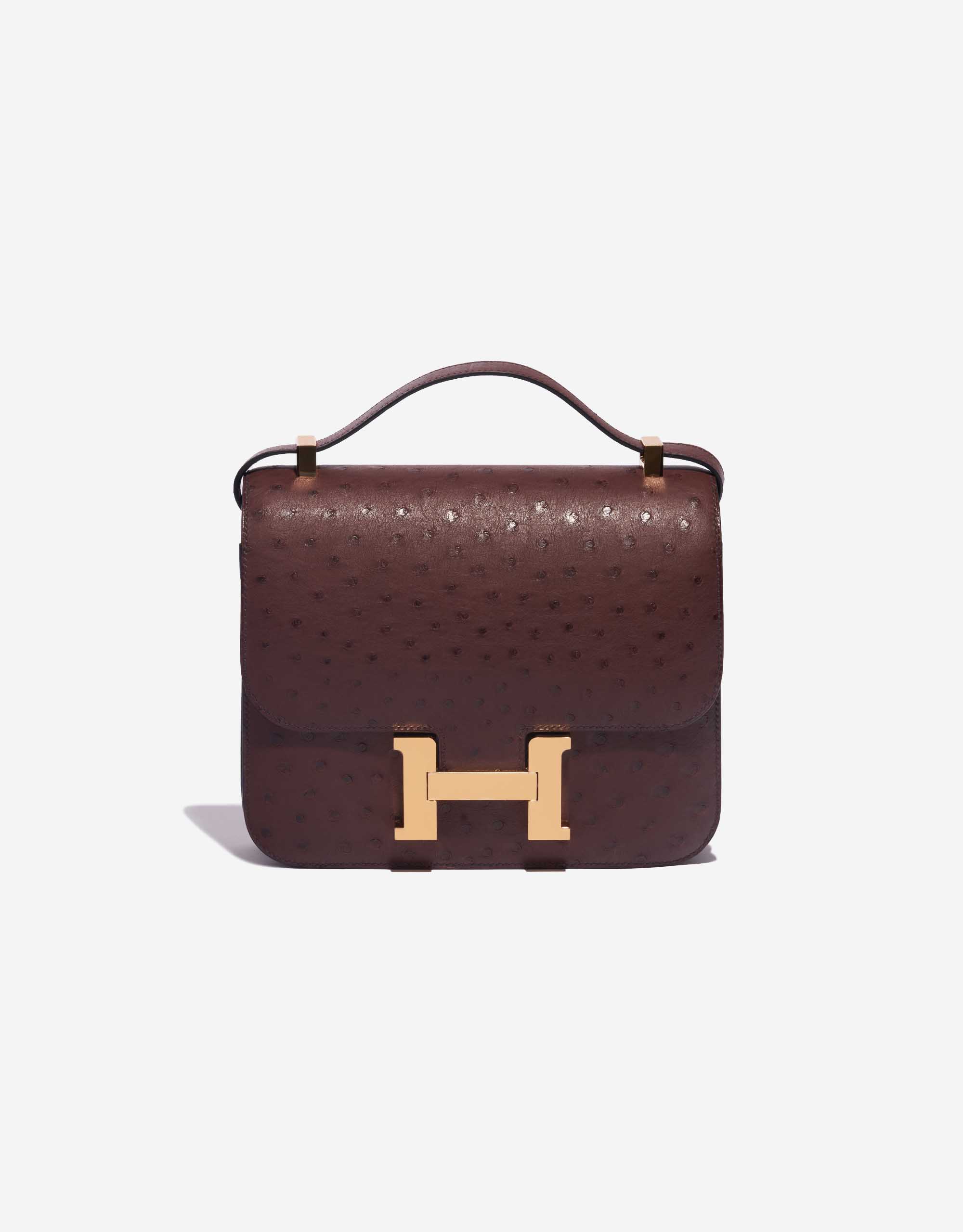 Hermès Constance 24 Ostrich Rouge Sellier SACLÀB