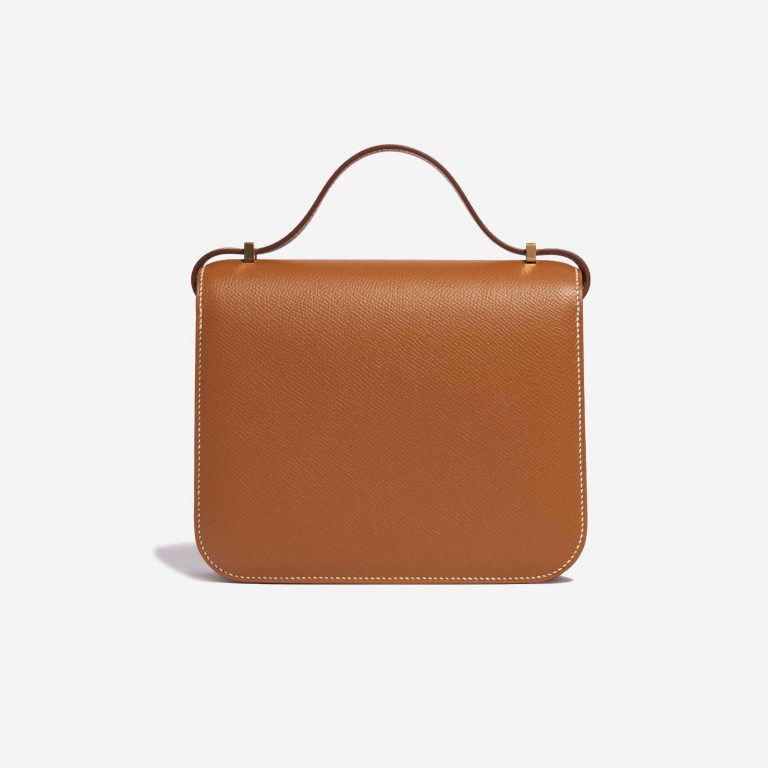Pre-owned Hermès bag Constance 18 Gold Epsom Gold Back | Sell your designer bag on Saclab.com