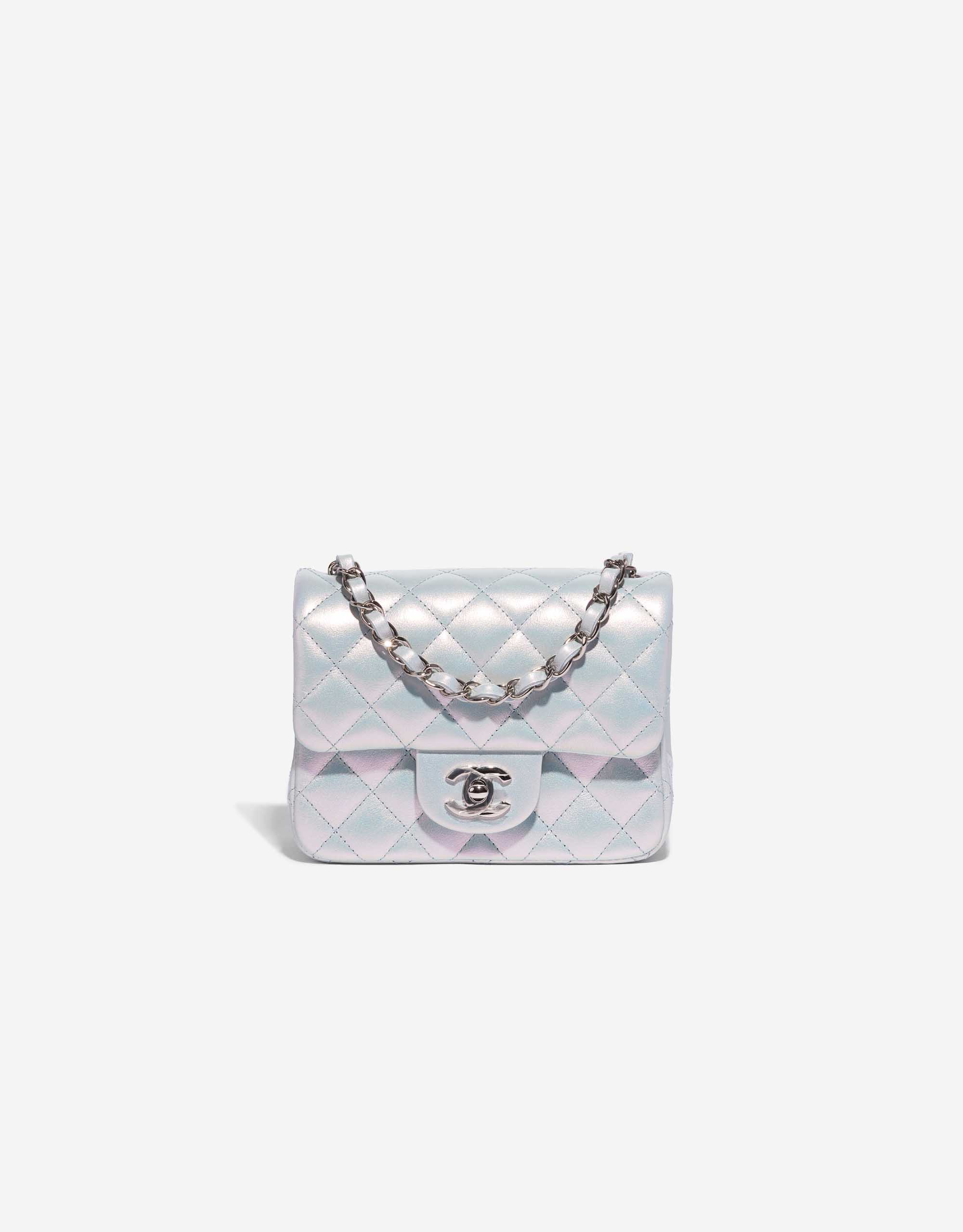 Chanel Timeless quadratische Mini-Tasche Blue Iridescent | SACLÀB