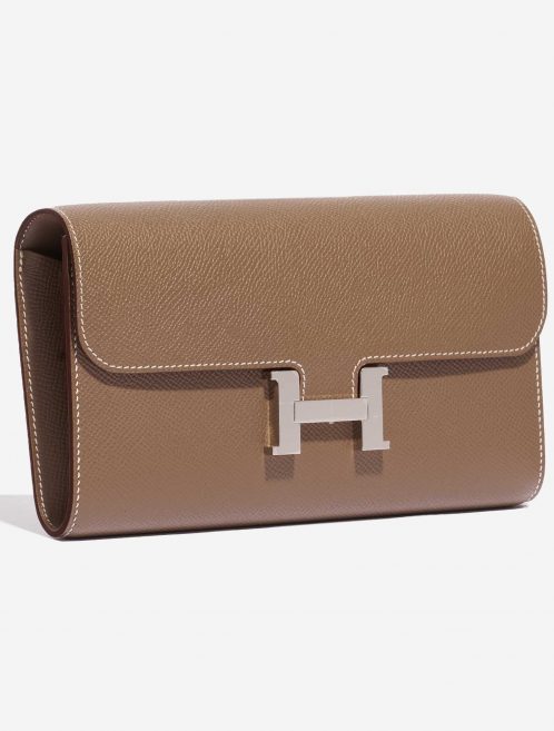 Pre-owned Hermès bag Constance To Go Epsom Etoupe Brown Side Front | Sell your designer bag on Saclab.com