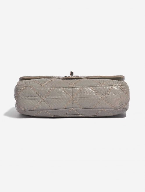 Pre-owned Chanel bag Timeless Medium Python Grey Grey Bottom | Sell your designer bag on Saclab.com