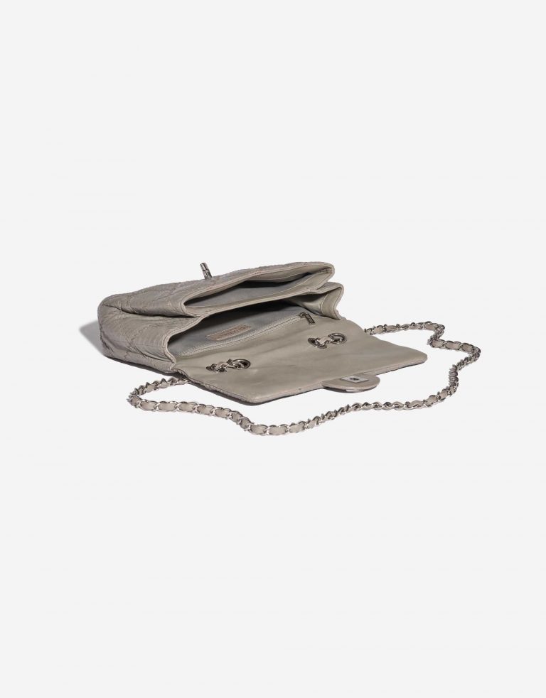 Pre-owned Chanel bag Timeless Medium Python Grey Grey Inside | Sell your designer bag on Saclab.com