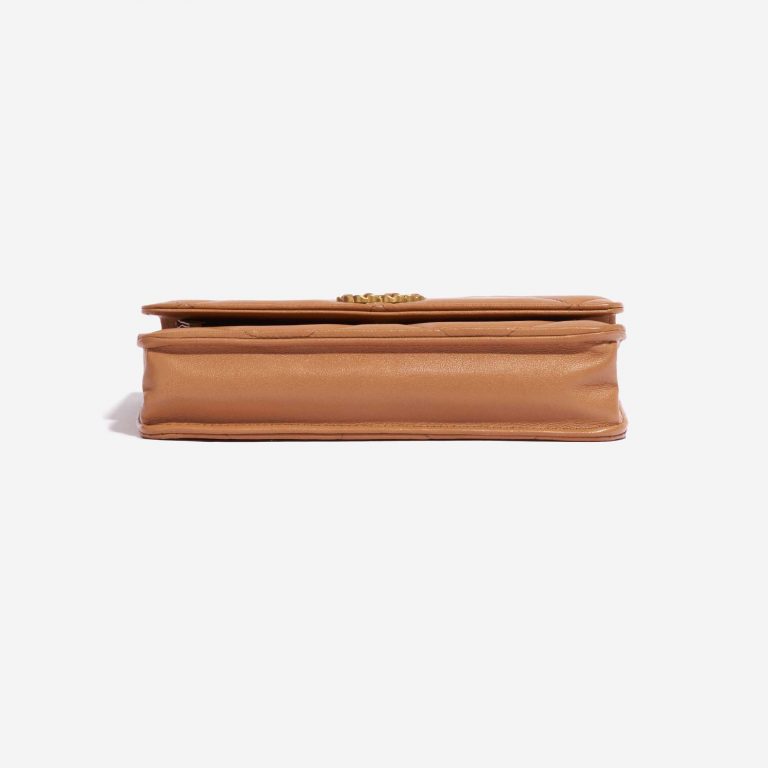Pre-owned Chanel bag 19 WOC Lamb Brown Brown Bottom | Sell your designer bag on Saclab.com
