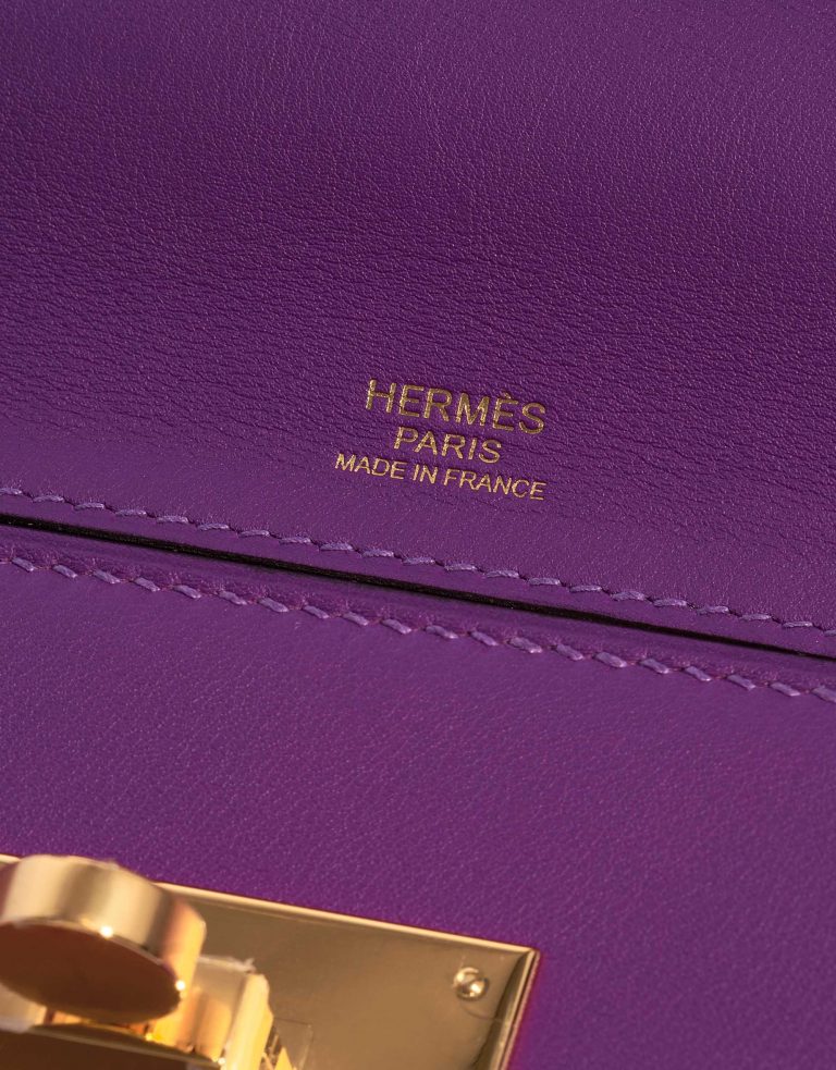 Pre-owned Hermès bag 24/24 29 Taurillon Maurice / Swift Anemone Violet Logo | Sell your designer bag on Saclab.com