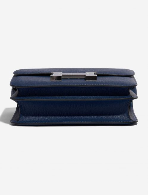 Pre-owned Hermès bag Constance 24 Epsom Deep Blue Blue Bottom | Sell your designer bag on Saclab.com