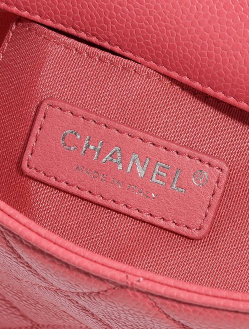 Pre-owned Chanel bag Timeless Mini Square Incognito Pink Pink Logo | Sell your designer bag on Saclab.com