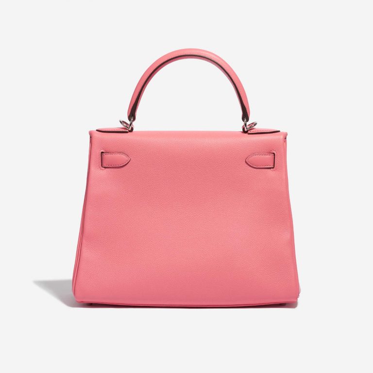 Pre-owned Hermès bag Kelly 28 Verso Evercolor Rose D’Été / Terre Battue Pink, Rose Back | Sell your designer bag on Saclab.com