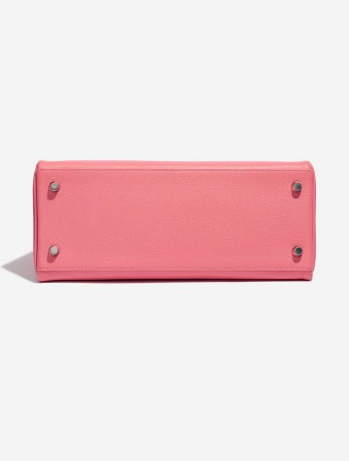 Pre-owned Hermès bag Kelly 28 Verso Evercolor Rose D’Été / Terre Battue Pink, Rose Bottom | Sell your designer bag on Saclab.com