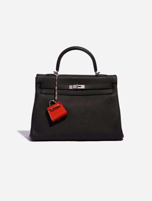 Pre-owned Hermès bag Kelly Micro Tadelakt / Silk Capucine / Vieux Rose Red Model | Sell your designer bag on Saclab.com