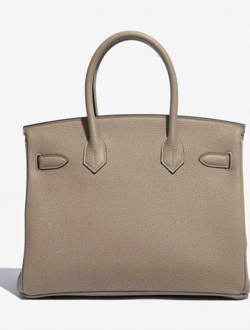 Pre-owned Hermès bag Birkin 30 Togo Gris Tourterelle Grey Back | Sell your designer bag on Saclab.com