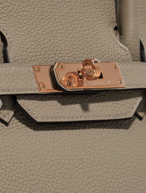 Pre-owned Hermès bag Birkin 30 Togo Gris Tourterelle Grey Closing System | Sell your designer bag on Saclab.com