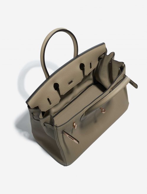 Pre-owned Hermès bag Birkin 30 Togo Gris Tourterelle Grey Inside | Sell your designer bag on Saclab.com