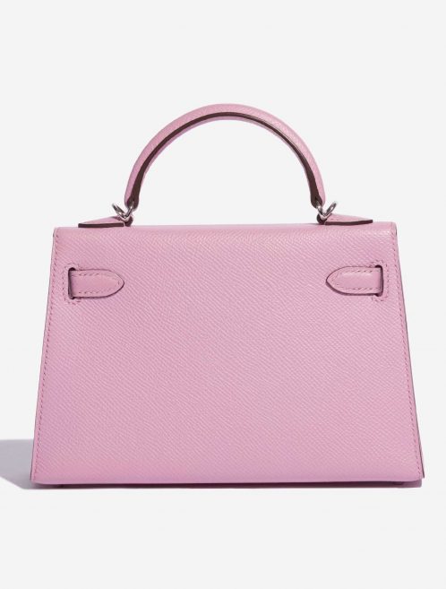 Pre-owned Hermès bag Kelly Mini Epsom Mauve Sylvestre Pink Back | Sell your designer bag on Saclab.com