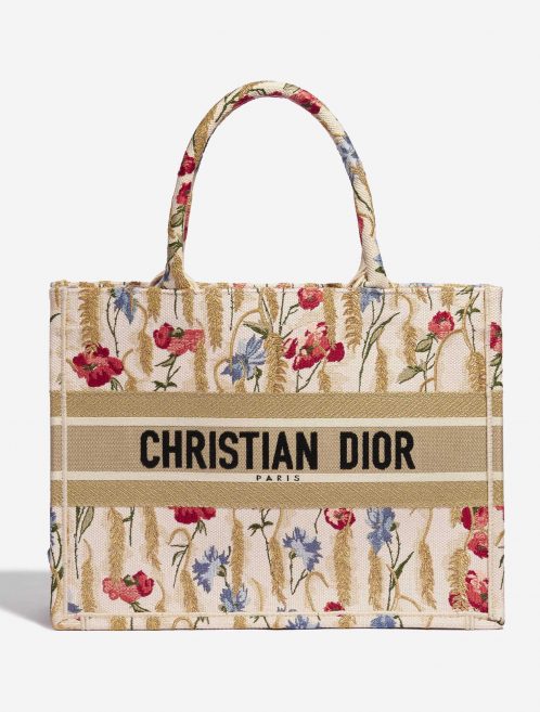 Pre-owned Dior bag Book Tote Small Canvas Multicolour Beige, Multicolour Front | Sell your designer bag on Saclab.com