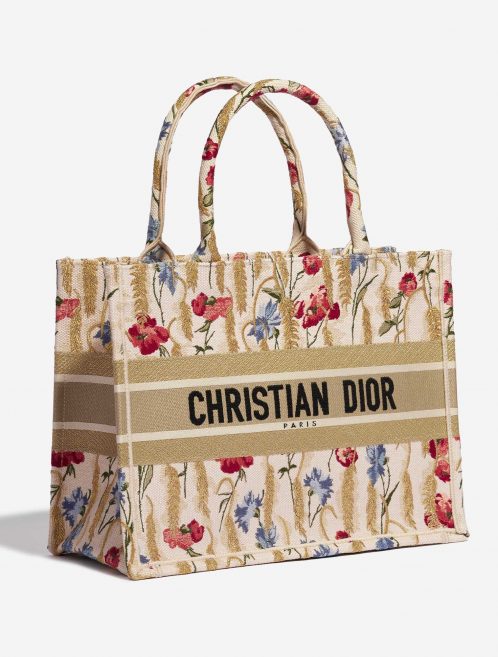 Pre-owned Dior bag Book Tote Small Canvas Multicolour Beige, Multicolour Side Front | Sell your designer bag on Saclab.com
