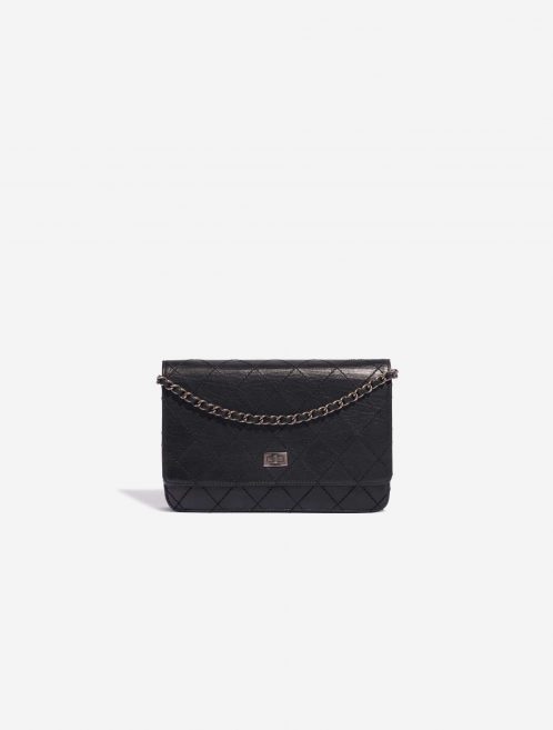 Pre-owned Chanel bag Reissue WOC Lamb Black Black Front | Sell your designer bag on Saclab.com