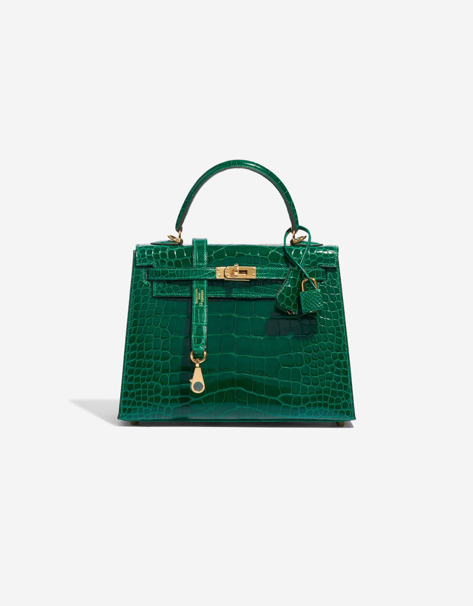 Hermès Kelly 25 Alligator Vert Emerald | SACLÀB