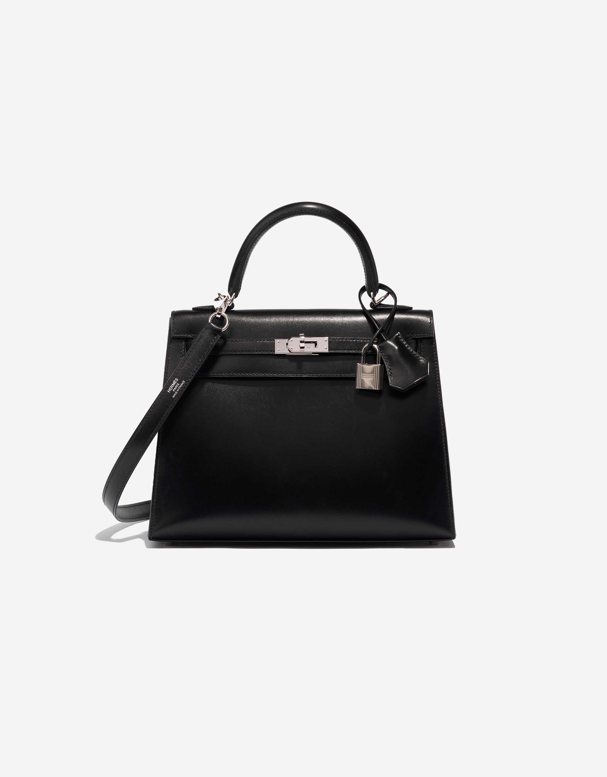 Hermès Kelly 25 Box Black SACLÀB