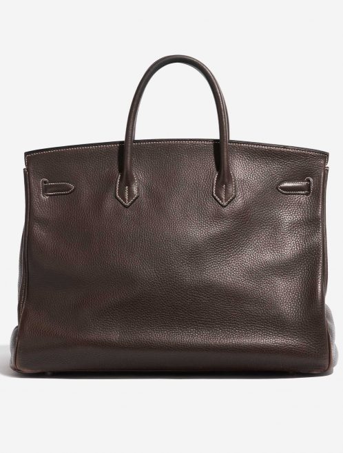 Pre-owned Hermès bag Birkin 40 Clemence Café Brown Back | Sell your designer bag on Saclab.com