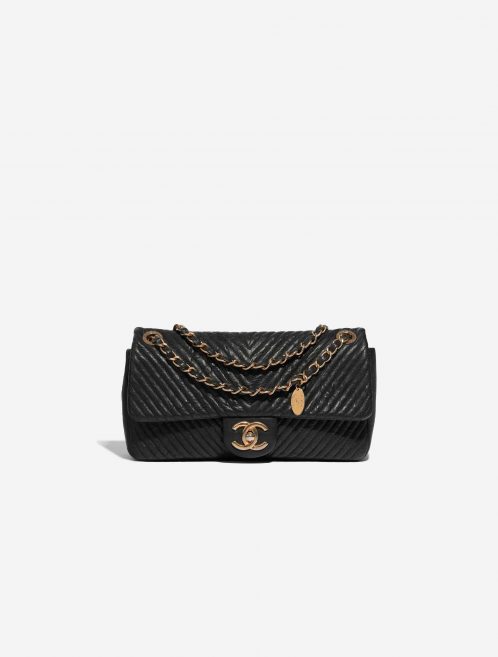 Pre-owned Chanel bag Timeless Small Calf Black Black Front | Sell your designer bag on Saclab.com
