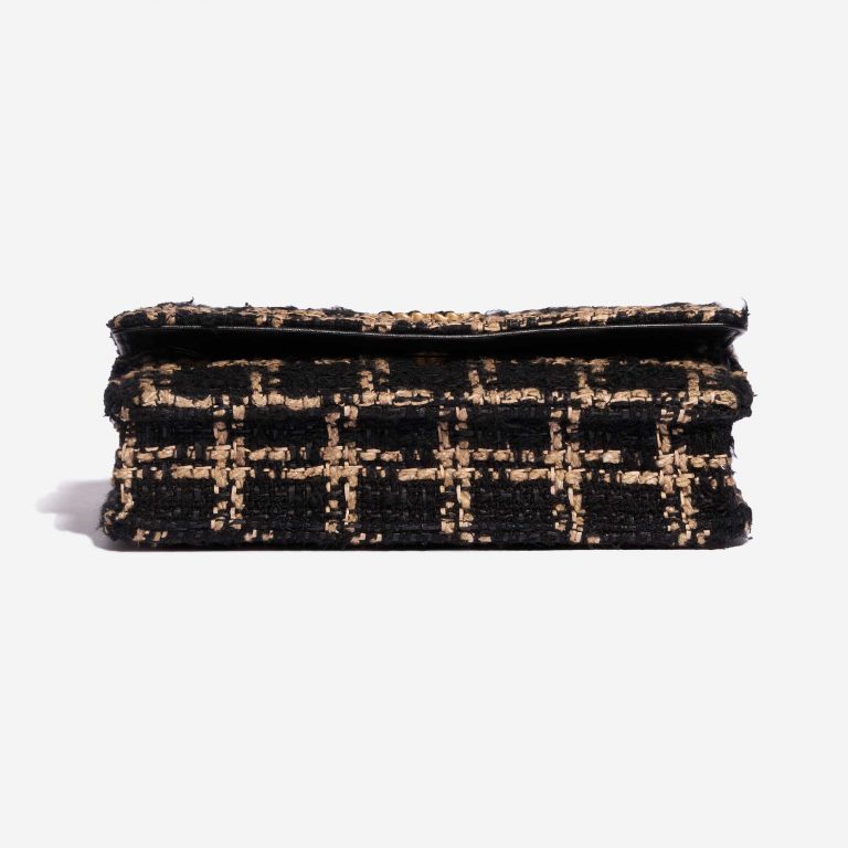 Pre-owned Chanel bag 19 WOC Tweed Black / Beige Beige, Black Bottom | Sell your designer bag on Saclab.com