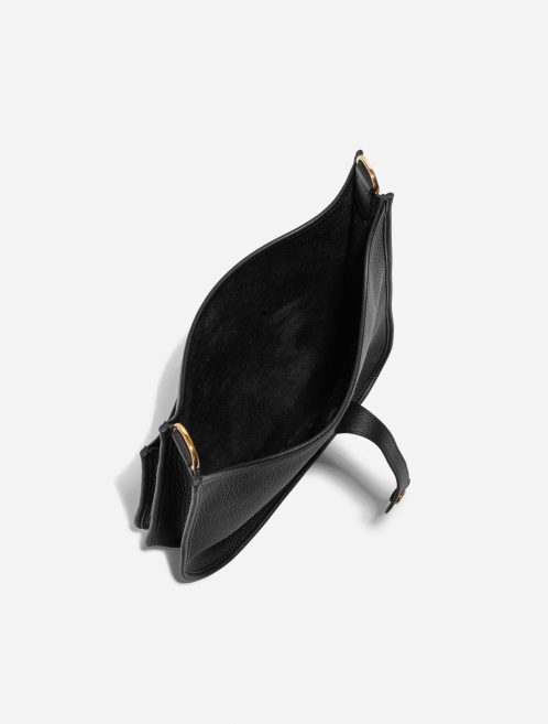 Pre-owned Hermès bag Evelyne 29 Taurillon Clemence Black Black Inside | Sell your designer bag on Saclab.com