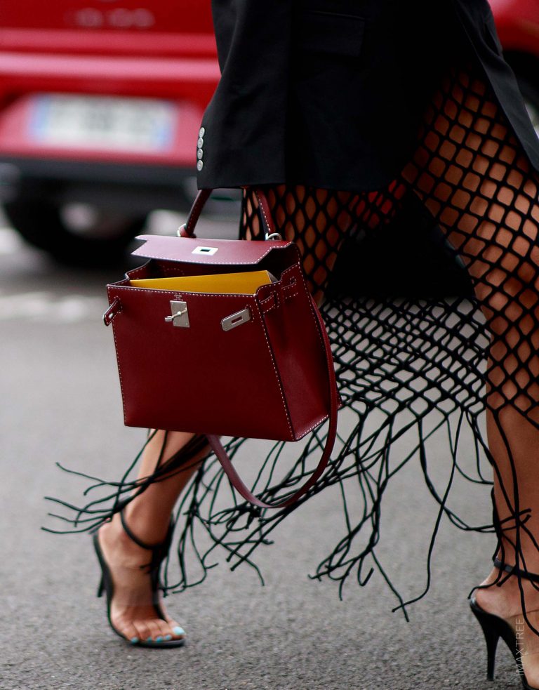 Hermès Kelly Sellier Streetstyle