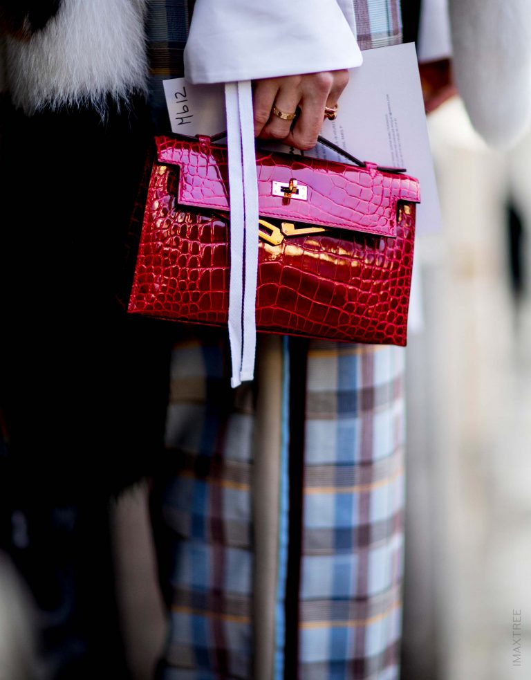 Hermès Kelly Pochette Streetstyle Alligator