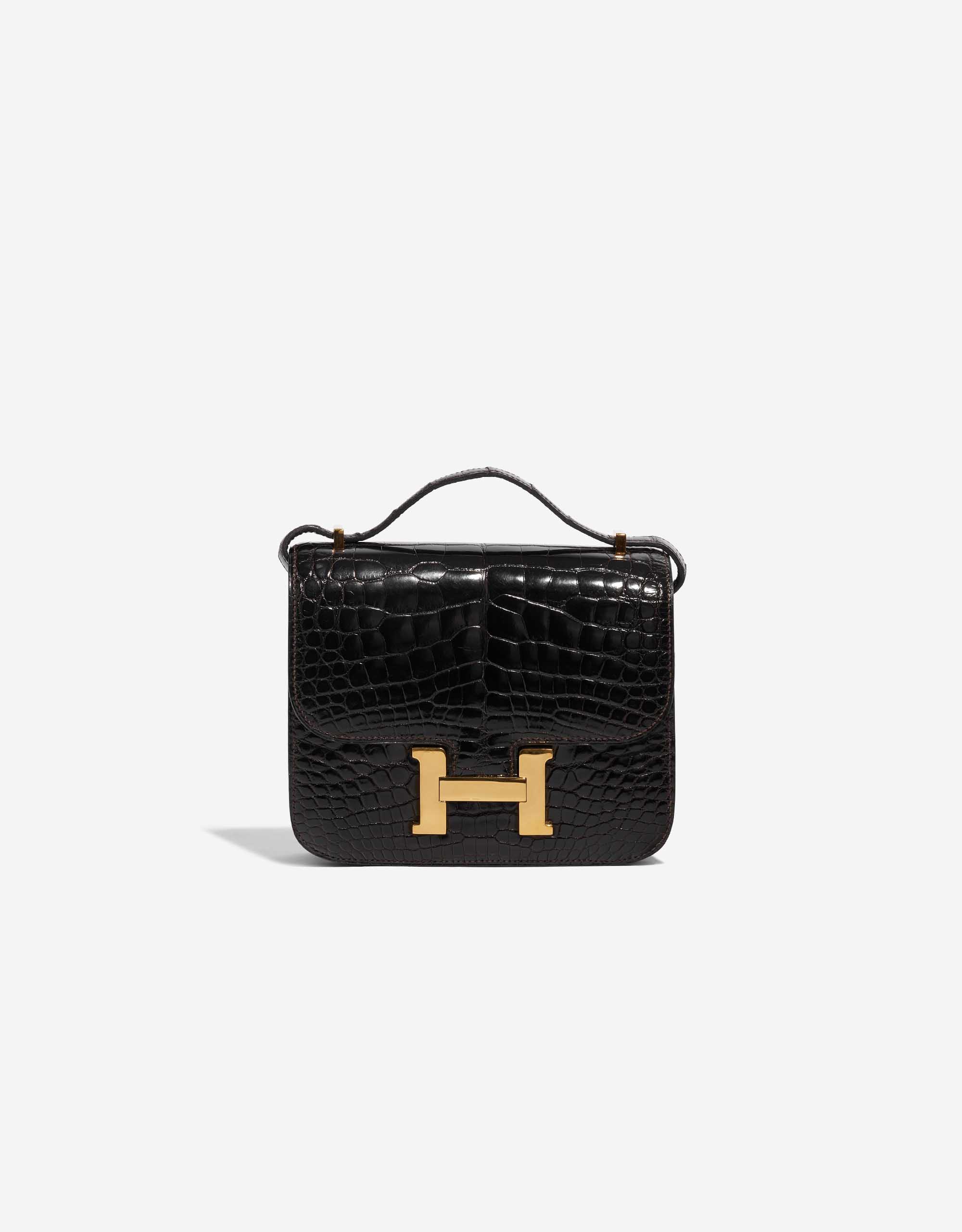 Hermès Constance 18 Alligator Macassar | SACLÀB