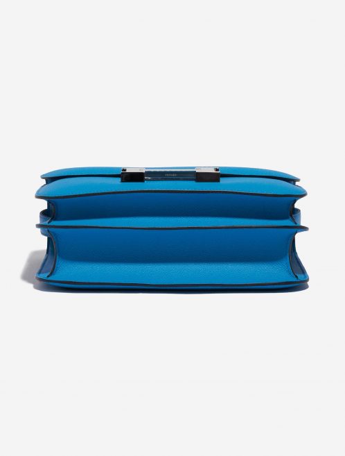 Pre-owned Hermès bag Constance 24 Epsom Blue Frida Blue Bottom | Sell your designer bag on Saclab.com