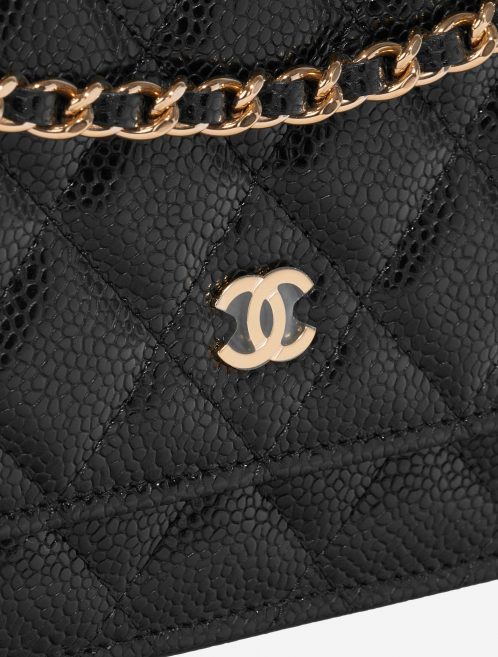 Pre-owned Chanel bag Timeless WOC Caviar Black Black Closing System | Sell your designer bag on Saclab.com