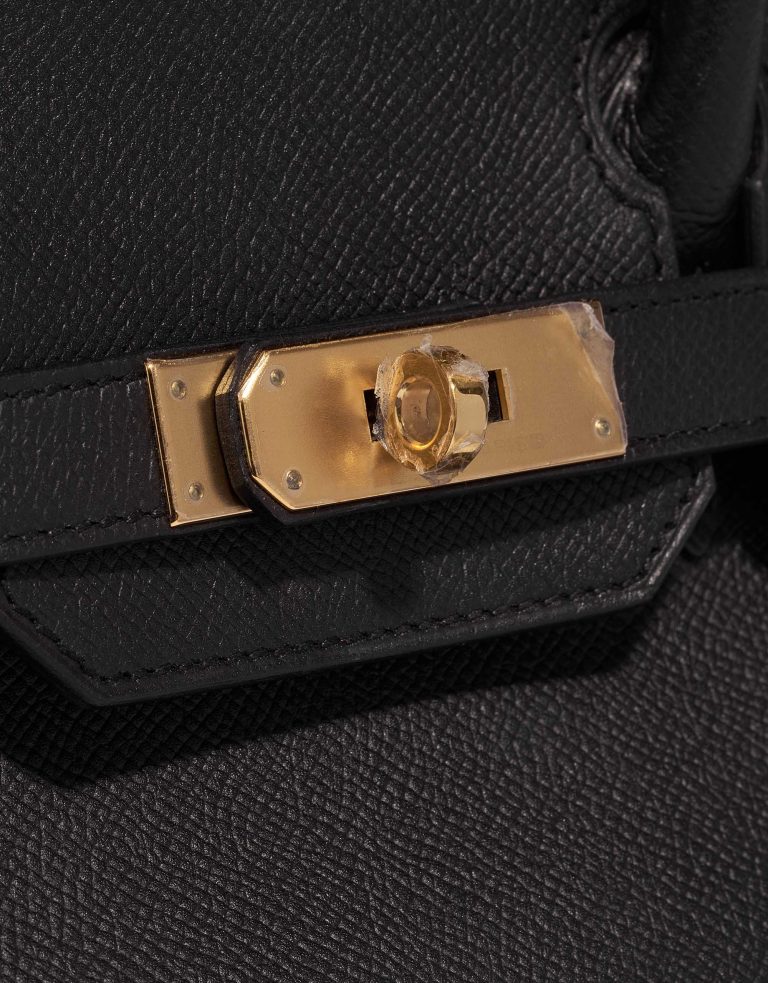 Pre-owned Hermès bag Birkin 30 Epsom Black Black Closing System | Sell your designer bag on Saclab.com