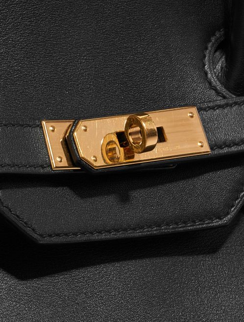 Pre-owned Hermès bag Birkin 35 Veau Jonathan Black Black Closing System | Sell your designer bag on Saclab.com