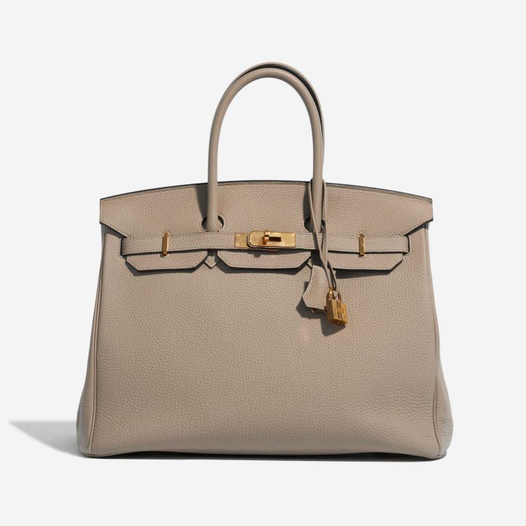 Pre-owned Hermès bag Birkin 35 Togo Gris Tourterelle Grey | Sell your designer bag on Saclab.com
