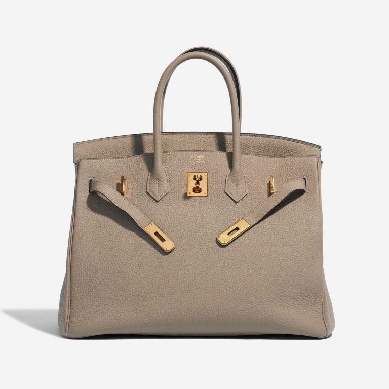 Pre-owned Hermès bag Birkin 35 Togo Gris Tourterelle Grey | Sell your designer bag on Saclab.com