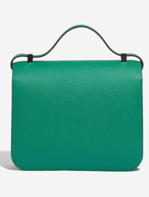 Pre-owned Hermès bag Constance 24 Epsom Vert Jade / Blue Brume Green Back | Sell your designer bag on Saclab.com
